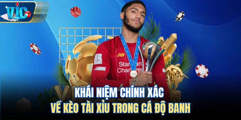 Khái niệm chính xác về kèo tài xỉu trong cá độ banh